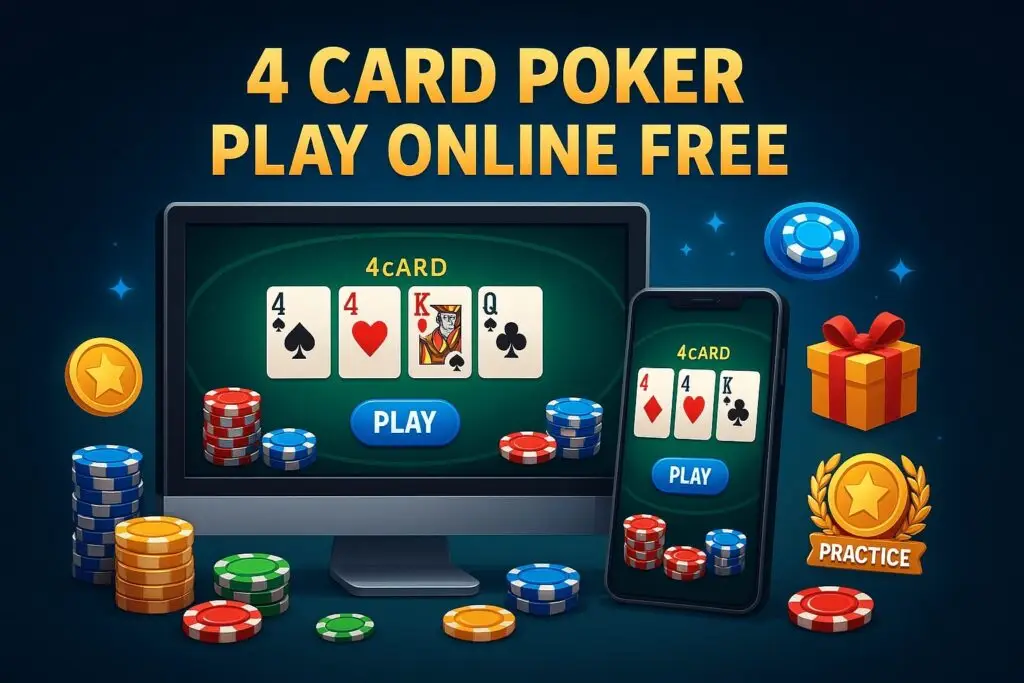 4 card poker play online free