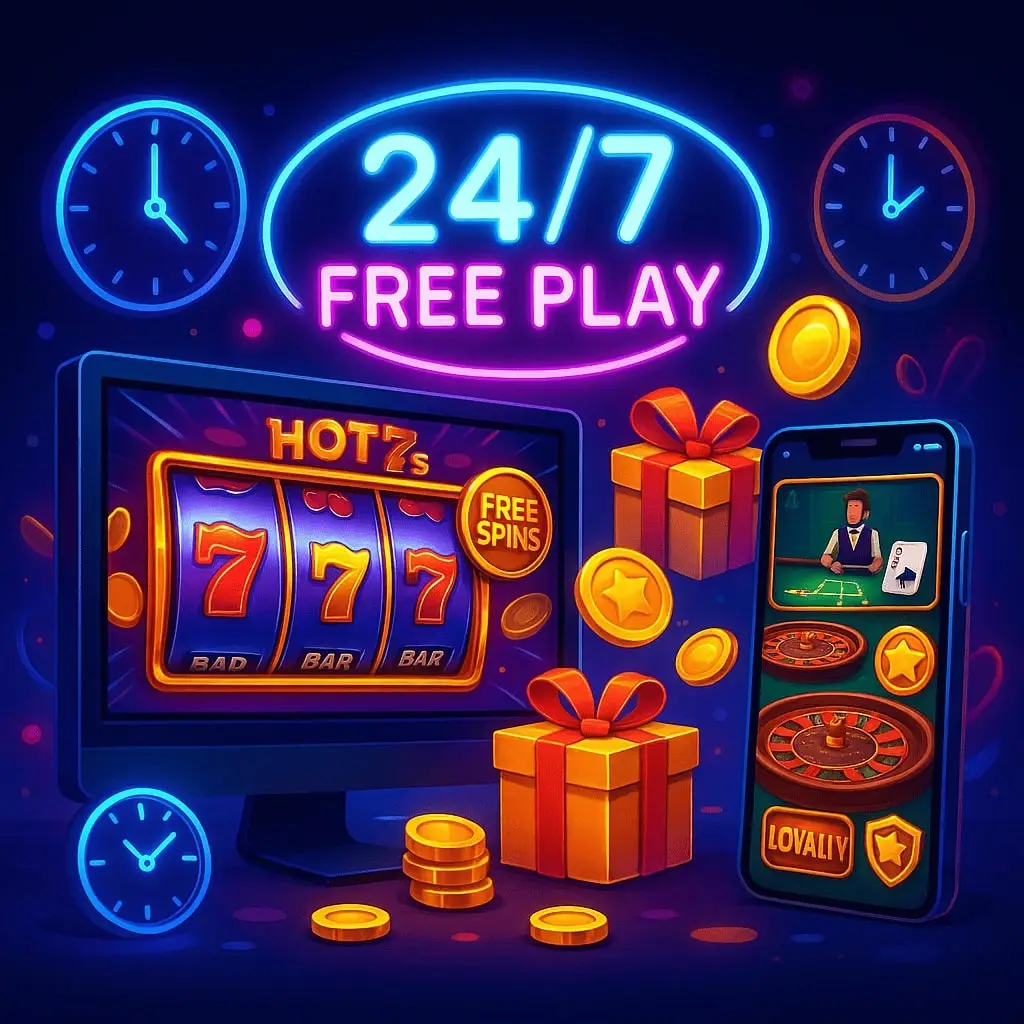 online casino 24 7 free play