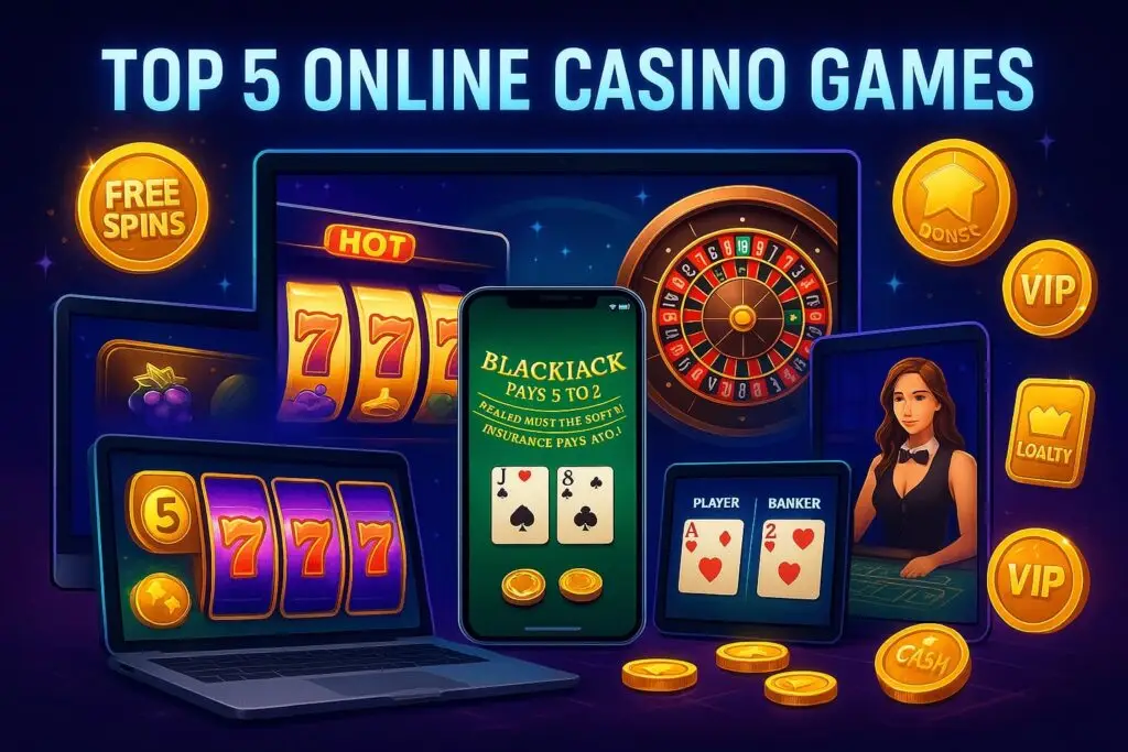 top 5 online casino games