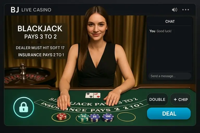 bj live casino