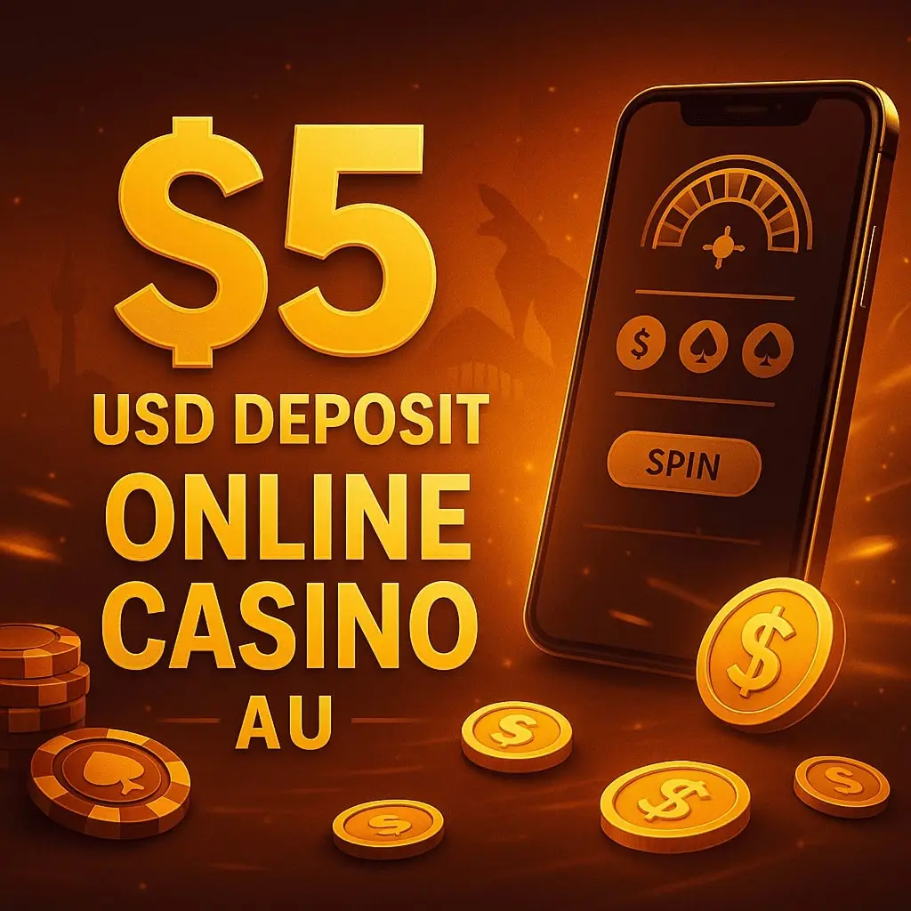 5 USD deposit online casino AU