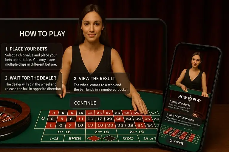 live casino directions