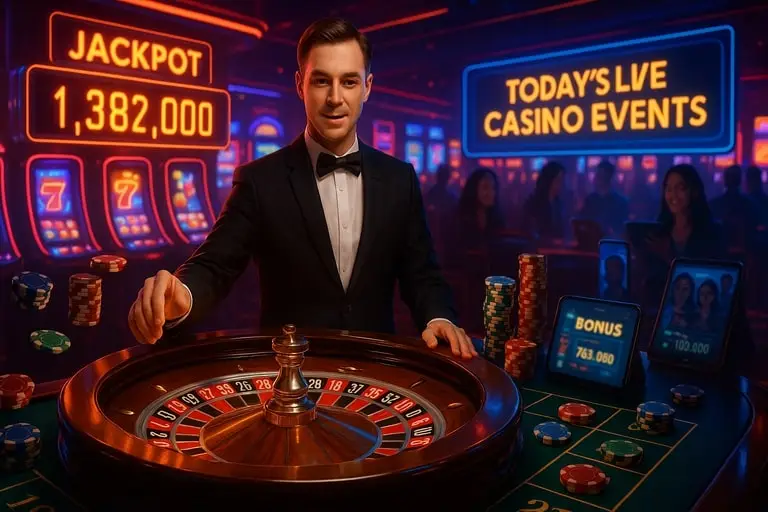 live casino events today