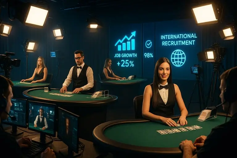 live casino employment