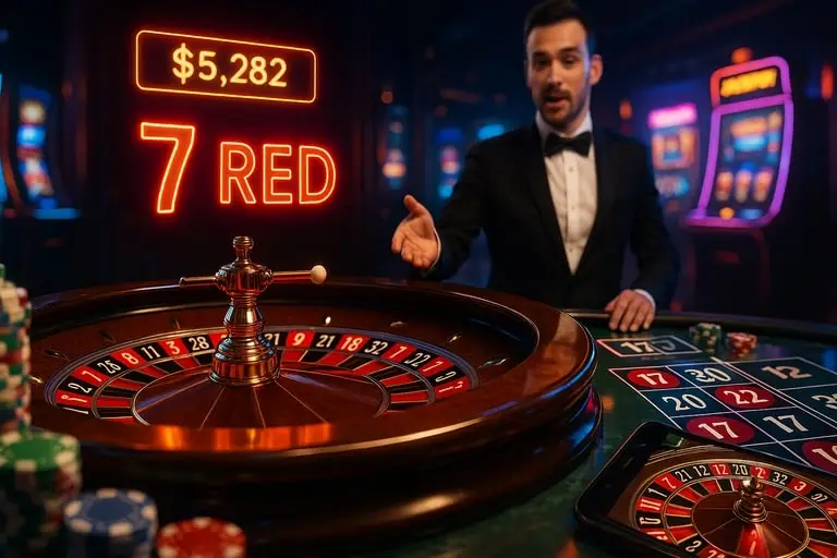 what color is 7 on roulette