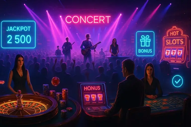 live casino concerts