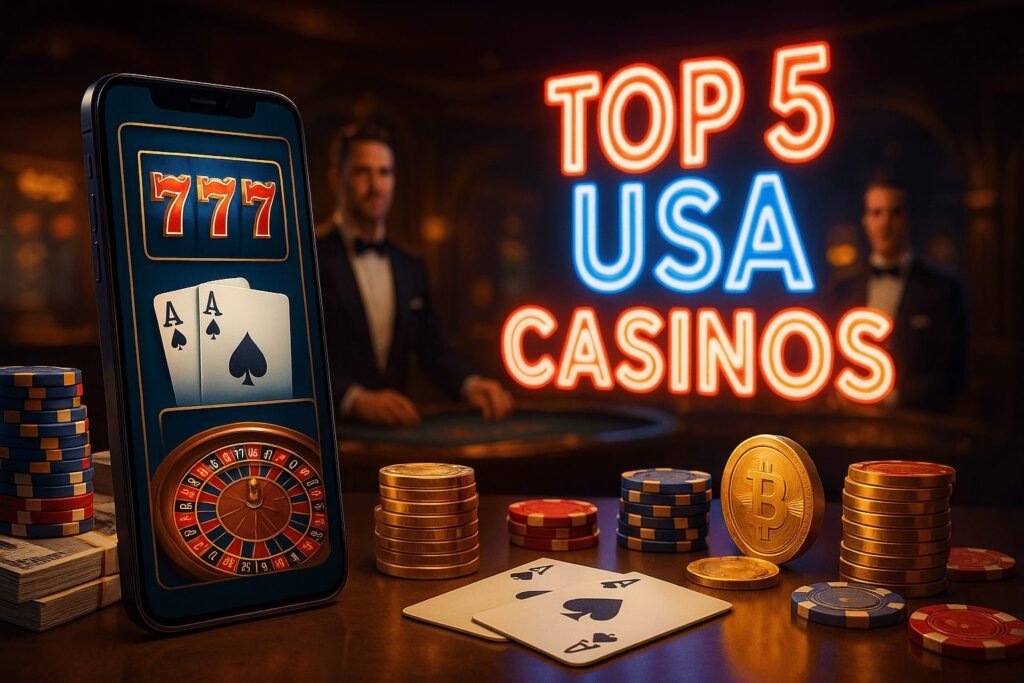 top 5 online casinos USA