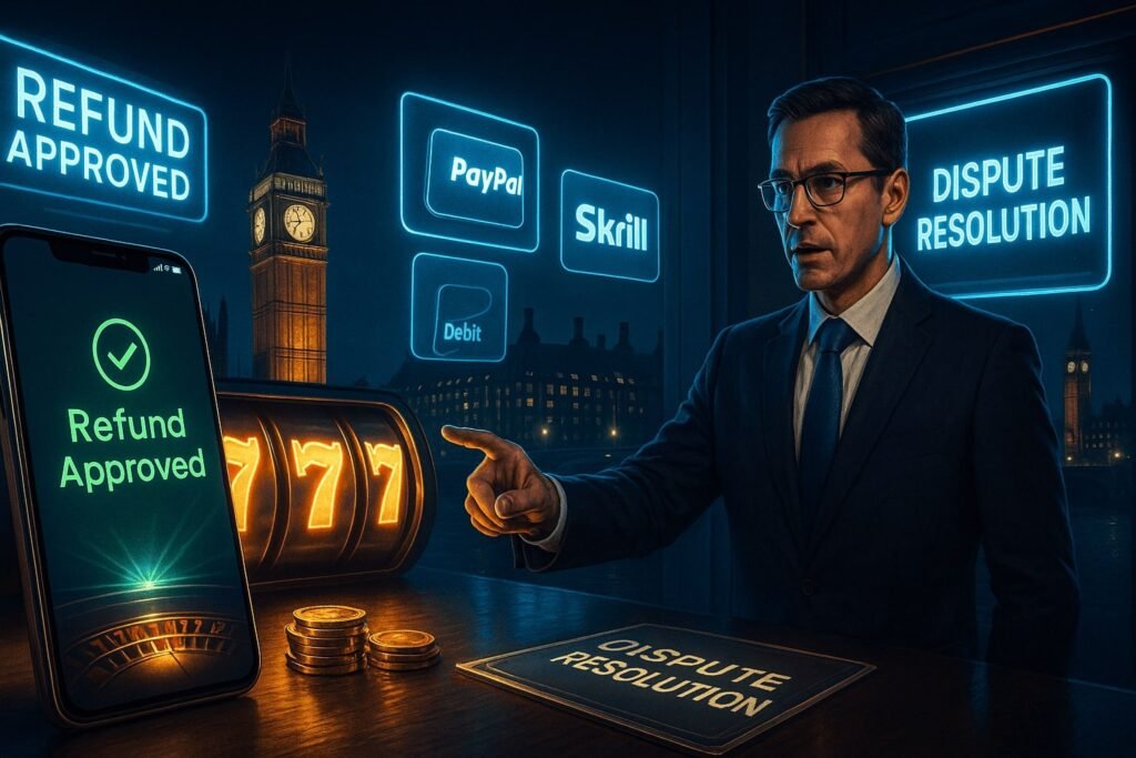 online gambling refund UK