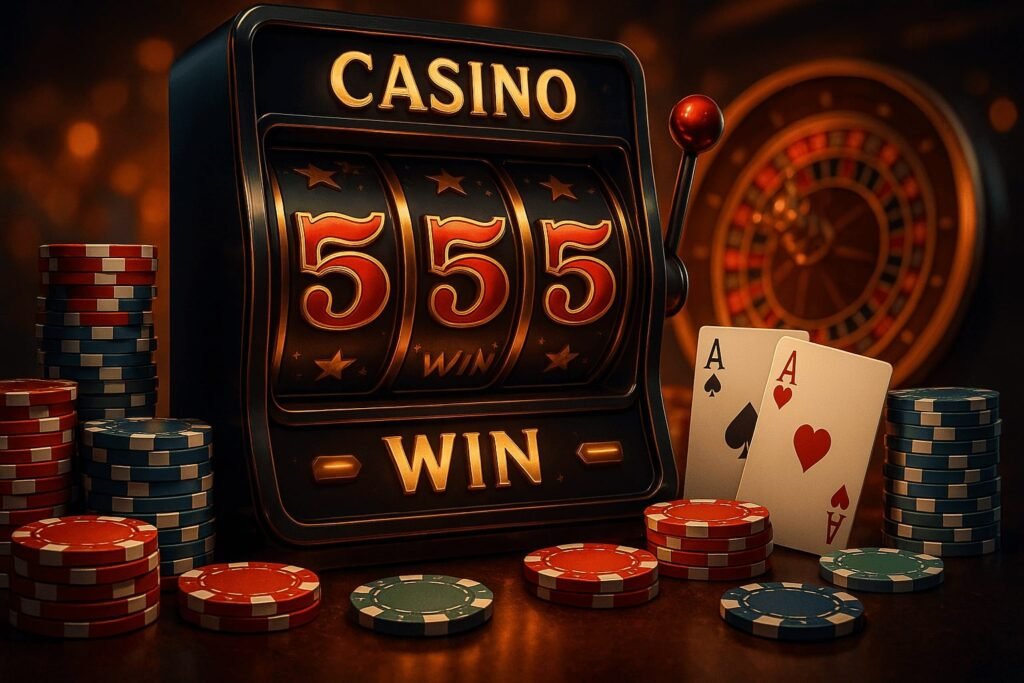 555 casino real money