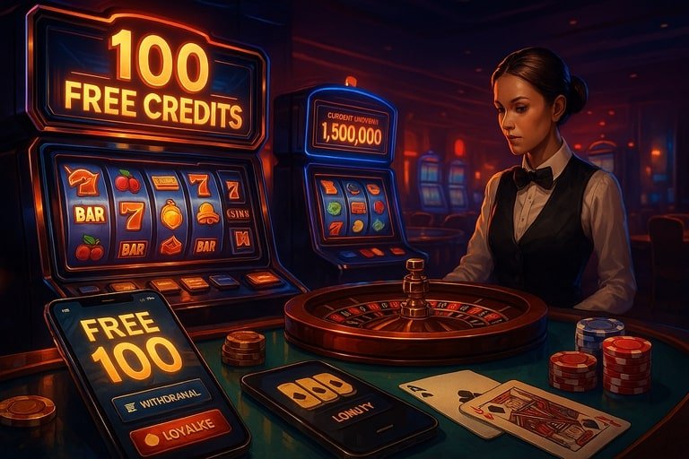 free 100 online casino