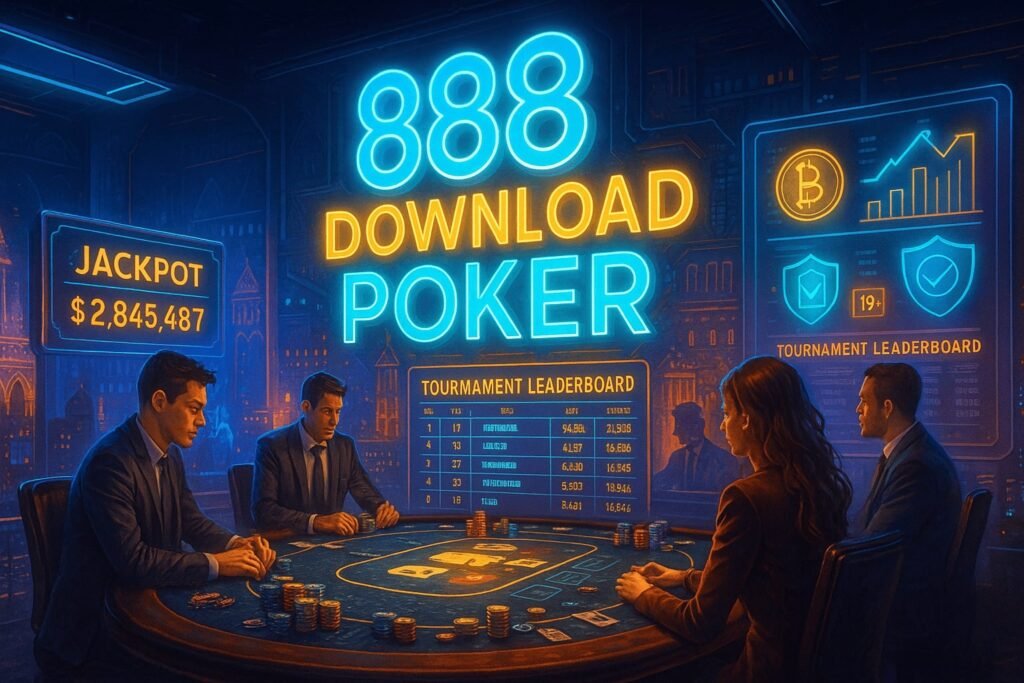 888 download poker