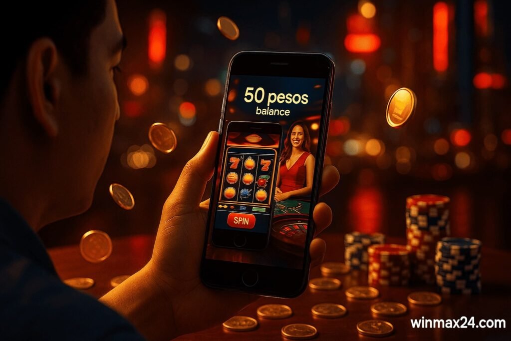 online casino 50 pesos deposit